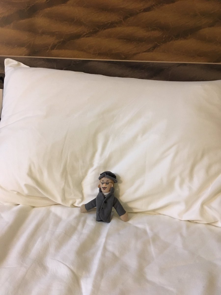 James Joyce enjoys the luxuries of a Cambridge hotel