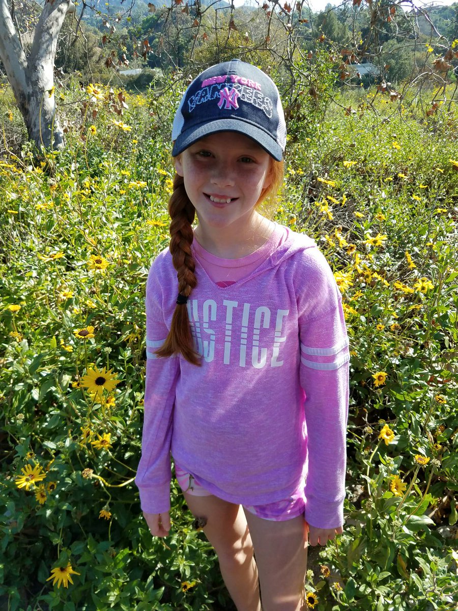 Thanks to all the rain we've had this year the desert is in full bloom #desertwildflowers #LA #morninghike #beautiful #hollywoodkid