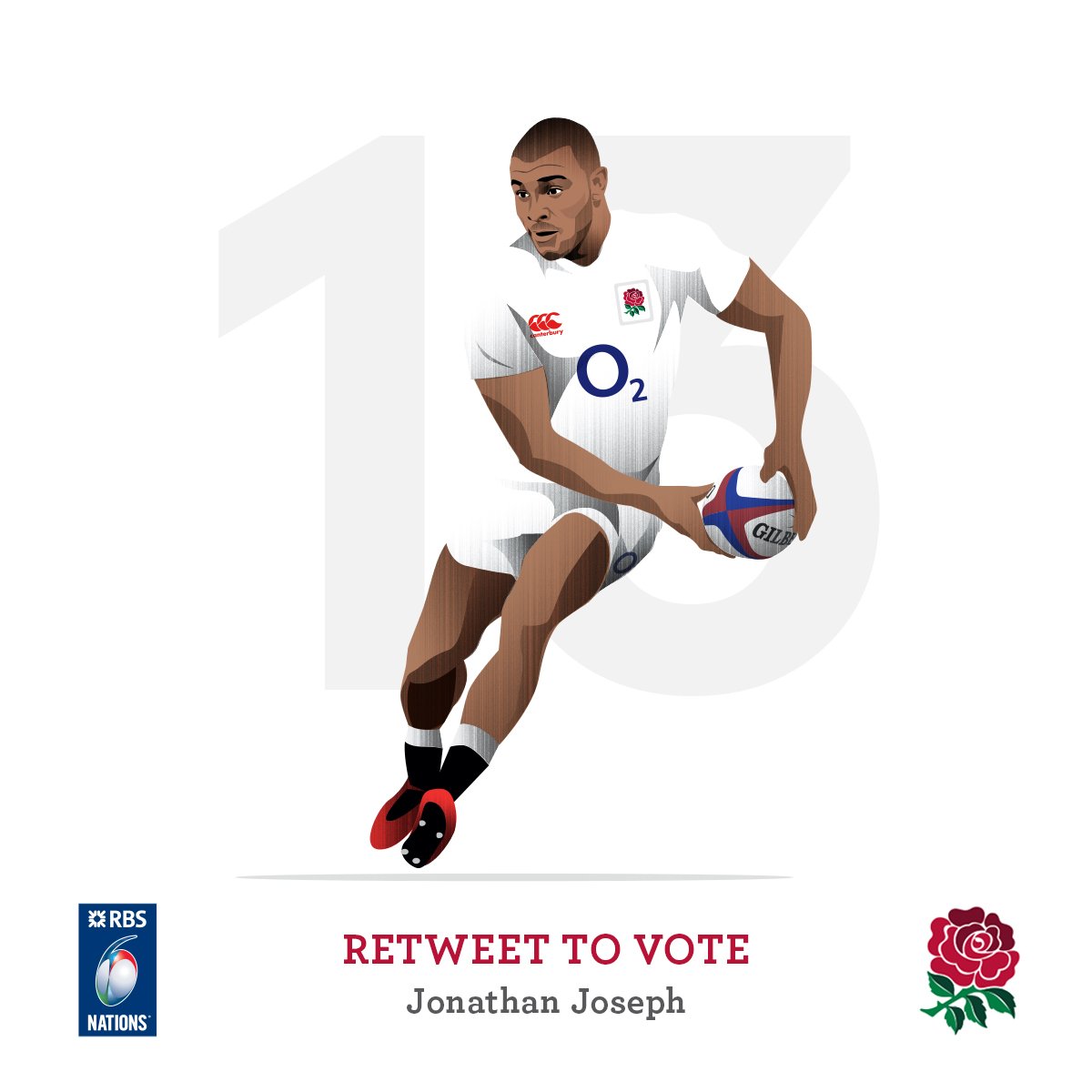 EnglandRugby's tweet image. Time to vote for your Fans' #MOTM 🌹

RT for Jonathan Joseph.