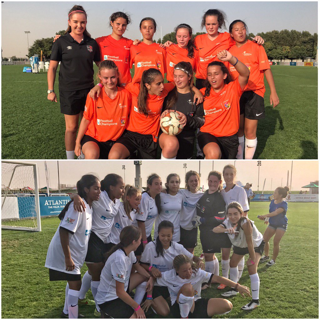 duFCofficial's tweet photo. أداسترا و جو برو سبورتس إلى نهائي تحدي فتيات منصة أبطال دو.
@dutweets #du @LaLigaArab #girlscanplay https://t.co/HD9dJE5oYv