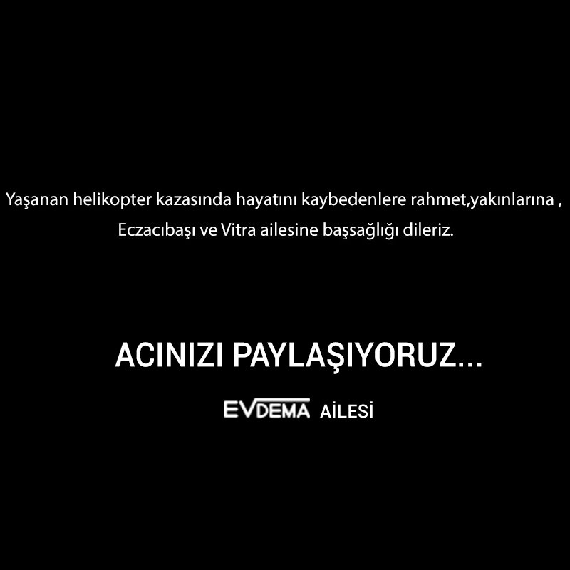evdemavitale's tweet photo. @Eczacibasi ve @VitrATurkiye
Hepimizi derinden üzen bu kazada hayatını kaybedenlere Allah’tan rahmet, yakınlarına başsağlığı diliyoruz. https://t.co/Ba5Y28kXEJ