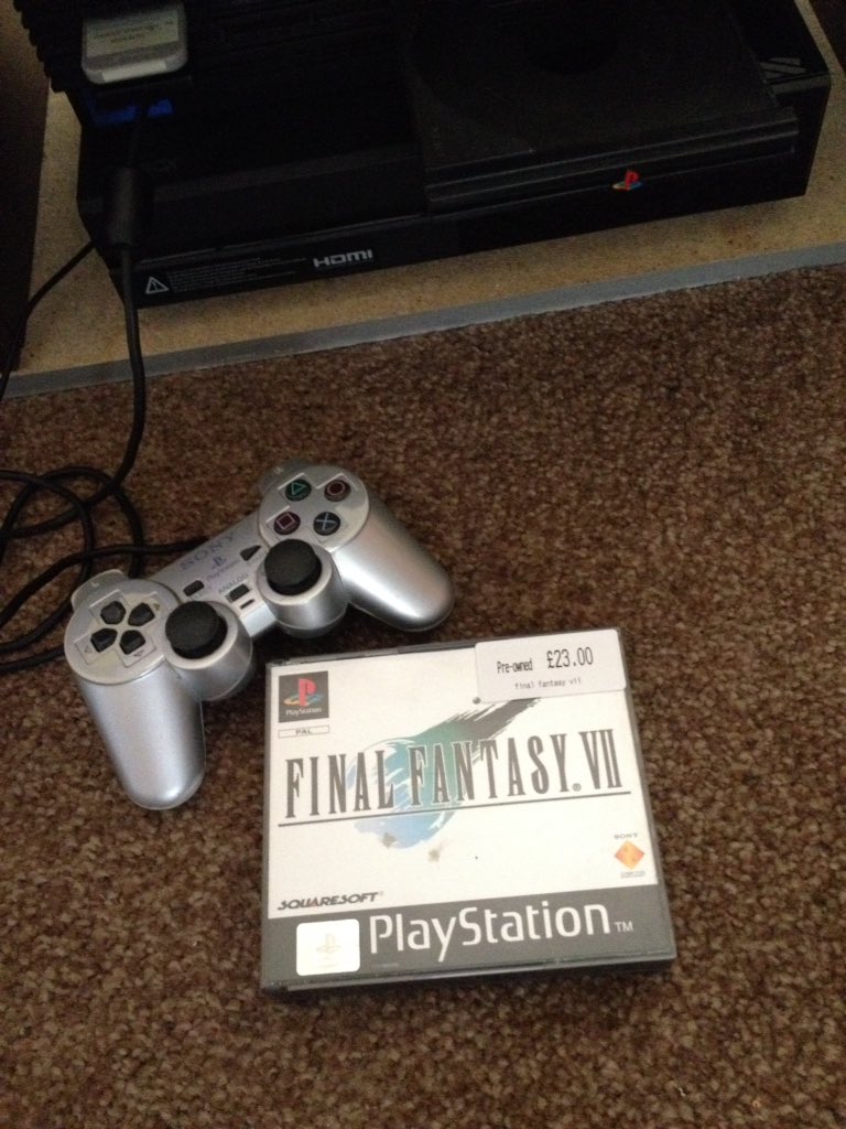 We're taking a trip down memory lane to 1997, love it #FF7 😍😍 xx