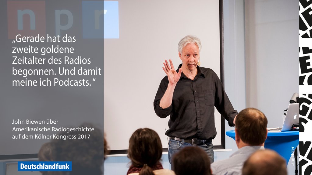 "Podcasts geben den Menschen einen Sandkasten für ihre Ideen." @JBiewen zu #podcasting auf #kkongress17