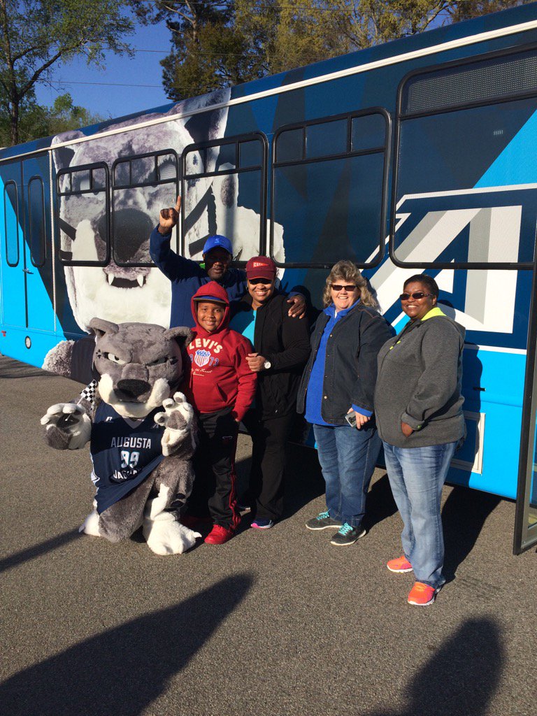 AUG_StudentLife's tweet photo. @AUG_University Parking &amp; Transportation not writing tickets today! Just walking in the #csraHeartWalk ! https://t.co/nNd2FCvu3H