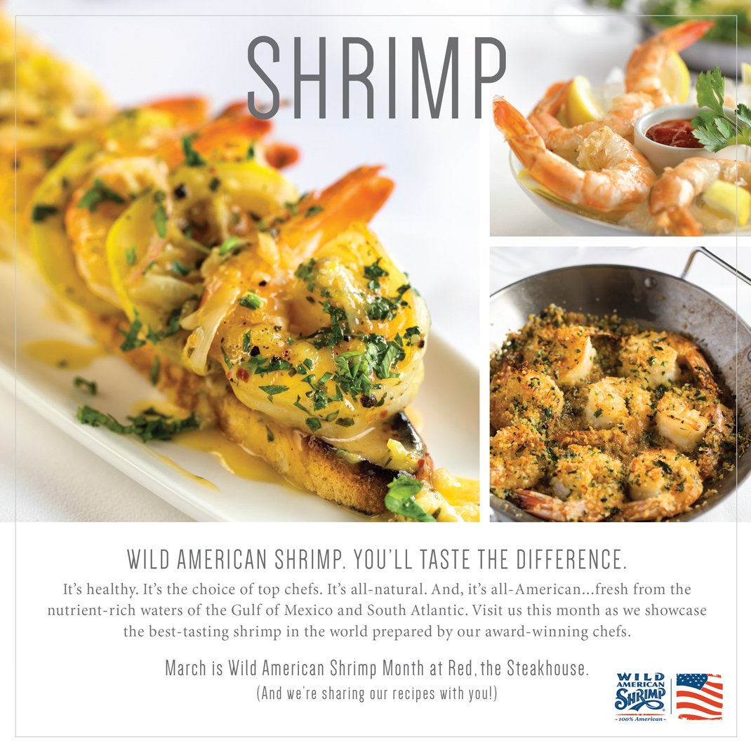 RedSteakhouseCL's tweet photo. Haven't experienced the difference that Wild American Shrimp makes?  Wow!  Dine American! https://t.co/LDqFDj7w8S continues! https://t.co/qhwDeFZE8U