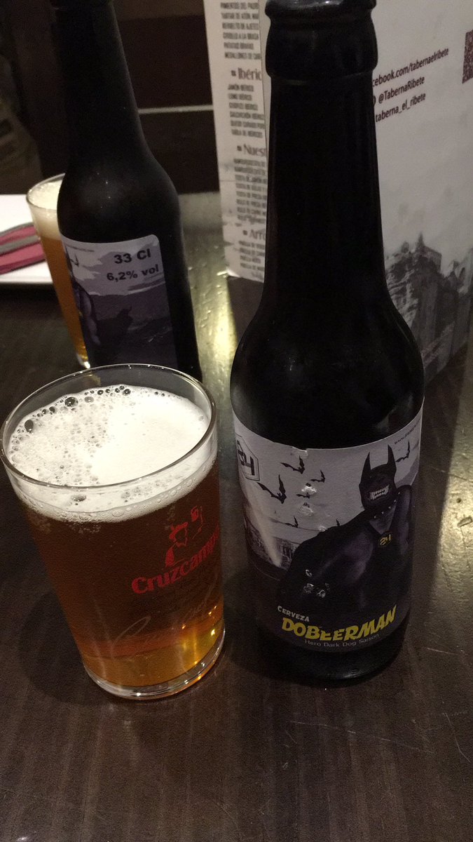 Markus_Beer84's tweet photo. #dobeerman de @84Brewers para vuestros paladares en @TabernaRibete #Málaga @eldiaDlacerveza @AguaLeonor @SaboraMalaga @cervezadviernes 🍻🍻🍻 https://t.co/YIUT6iasSH