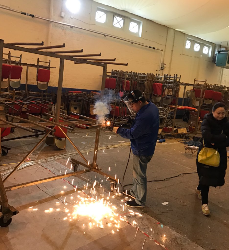 Our Chinese Artisans have arrived and are getting to work on our new zone! If you see them be sure to say Ni-hao!