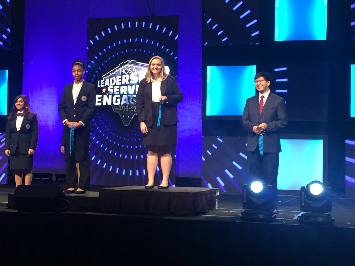 1st Place Karli Buckelew in Clinical Specialty #ncssbethebest #GAHOSA