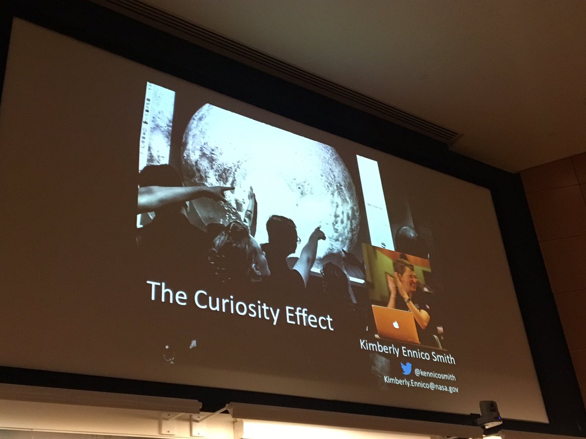 IEEE_ISEC's tweet photo. Our keynote speaker @kennicosmith talks about "The Curiosity Effect" #ISEC17 https://t.co/vdSOrPjfr6