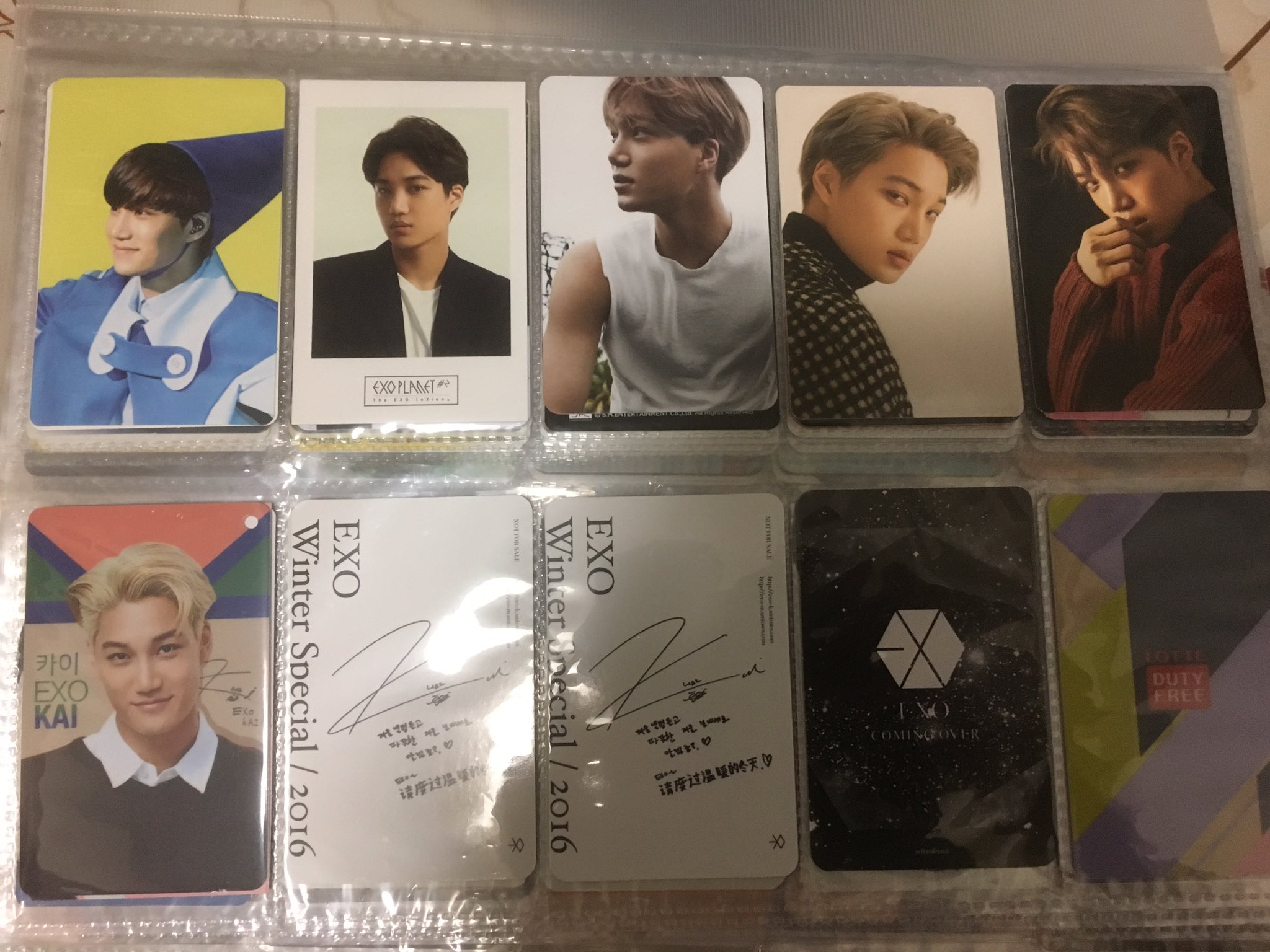 EXO 狂っ シーグリ 2016 トレカ セット
