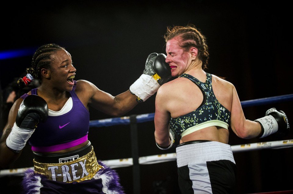 GOTRMidMich's tweet photo. Congratulations @Claressashields Shields became the first woman to headline a boxing card on premium cable. #Unstoppable #shesremarkable https://t.co/QOAqYVpjiN