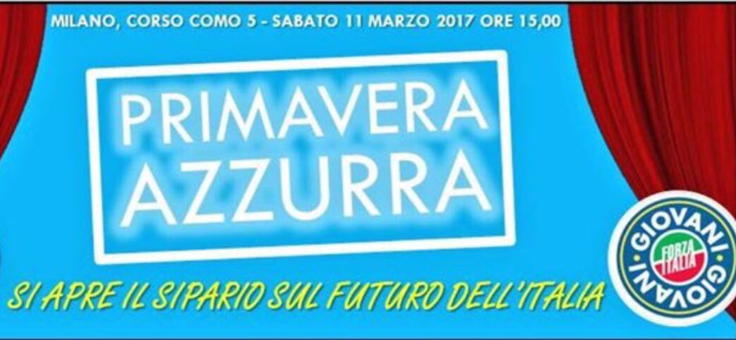 #PrimaveraAzzurra si parte,Sala gremita a Corso Como!!! #centinaia di giovani X #SilvioBerlusconi!! #PresidenteTiAspettiamo!!@AngieCalabria