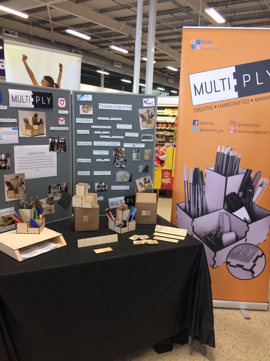 Very pleased with how today turned out and how our trade stand looked👍🏼 <a href="/WightYE/">Young Enterprise IW</a> <a href="/RydeAcademy/">Ryde Academy</a> #iow