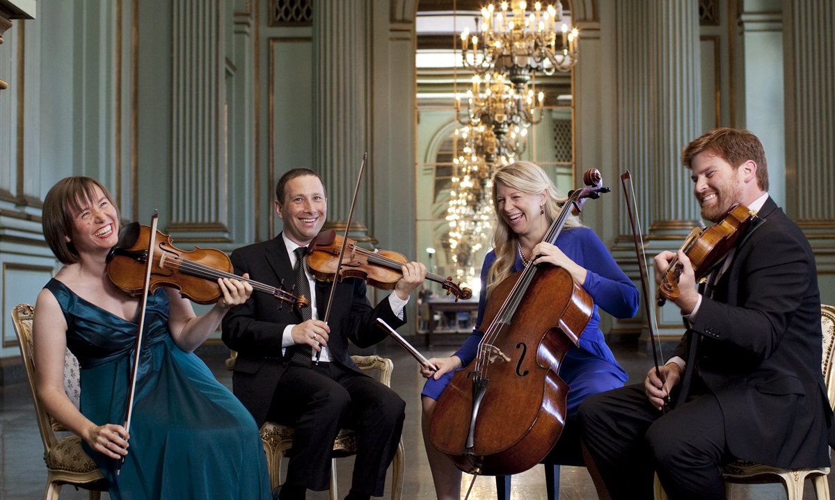 ClassicalMPR's tweet photo. At 9 a.m. on New Classical Tracks, @cypressquartet detail their farewell album, a collection of #Brahms sextets. https://t.co/khWfmtOk0U https://t.co/7xfTOTy7ze
