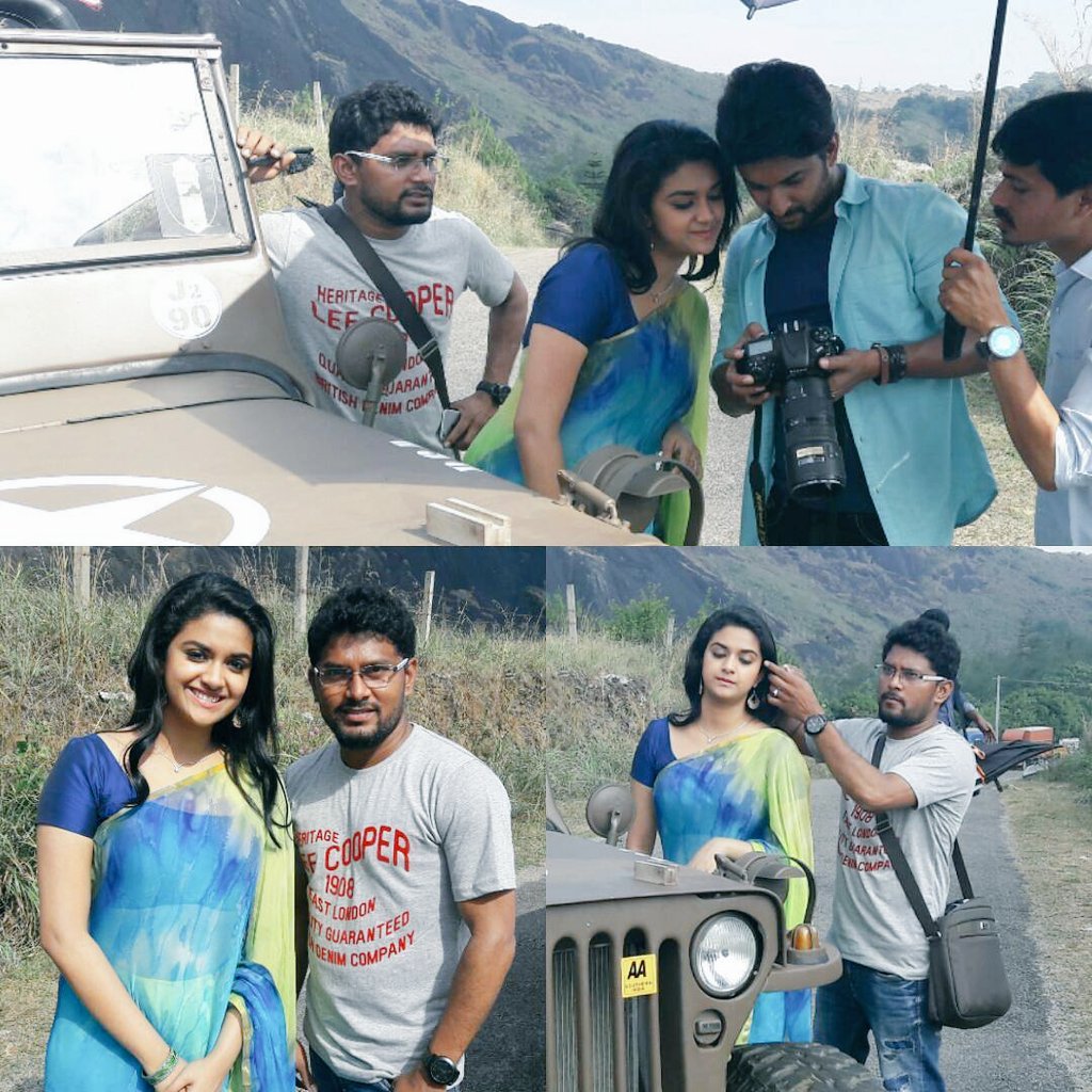 citywritersoffl's tweet photo. #NenuLocal set @KeerthyOfficial @Keerthy_Suresh_ @KeerthyUpdates @Keerthy_FC #KeerthySuresh https://t.co/Ft27XqyuqV