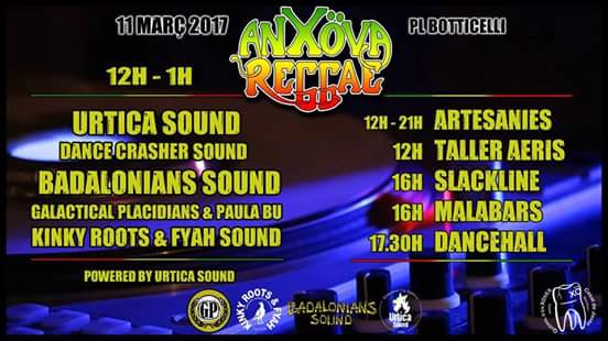 UrticaSound's tweet photo. Avui ens trobareu fins la 01h a l'Anxöva Reggae, a la Plaça de Botticelli de Barcelona, amb el nostre equip de so! #anxovareggae https://t.co/tCUlkTSRLy