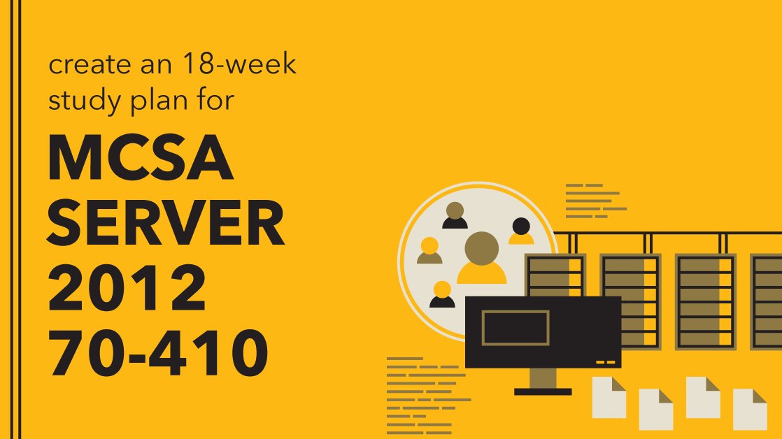 CBTNuggets's tweet photo. We stick to the nitty gritty for this 18-week study plan for the #Server2012 70-410 exam. https://t.co/3GfA5BVeXj https://t.co/e2PjhktCIG
