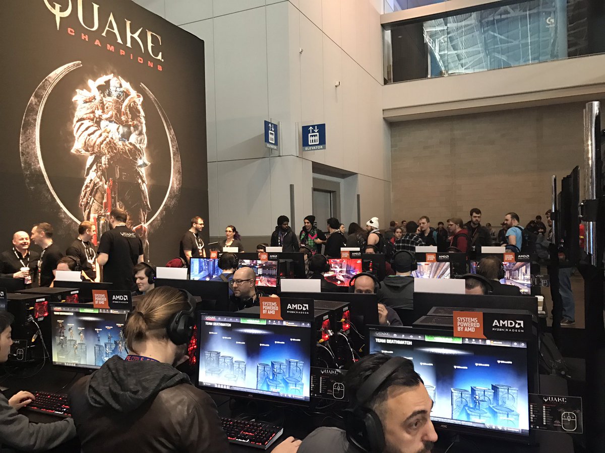 Line up! Day 2 of #PaxEast is underway!!