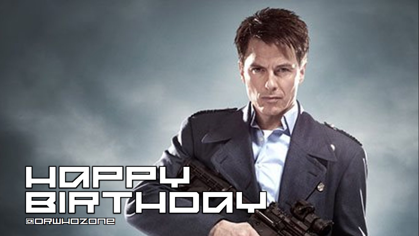 Also, Happy Birthday to John Barrowman - who plays (or played) Captain Jack. 