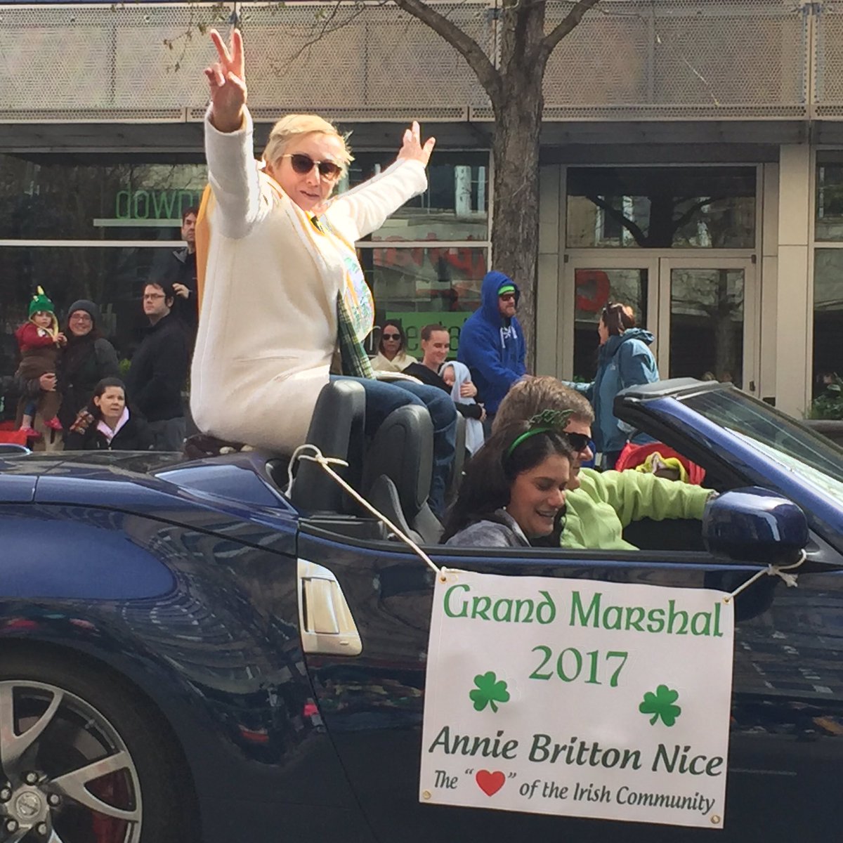 The parade is officially underway!