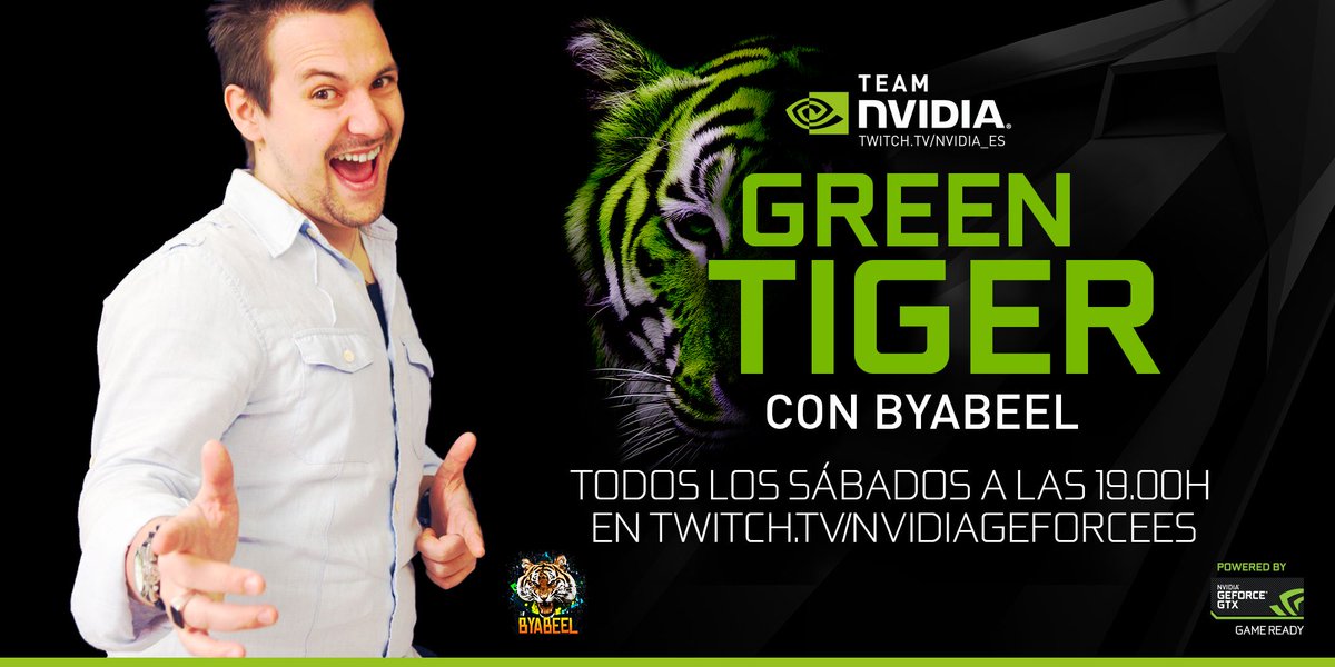NVIDIAGeForceES's tweet image. Vuelve #GreenTiger a su cita semanal @byAbeeL #TeamNVIDIA con Dead by Daylight Grrrr!! buff.ly/2mNnz1Z