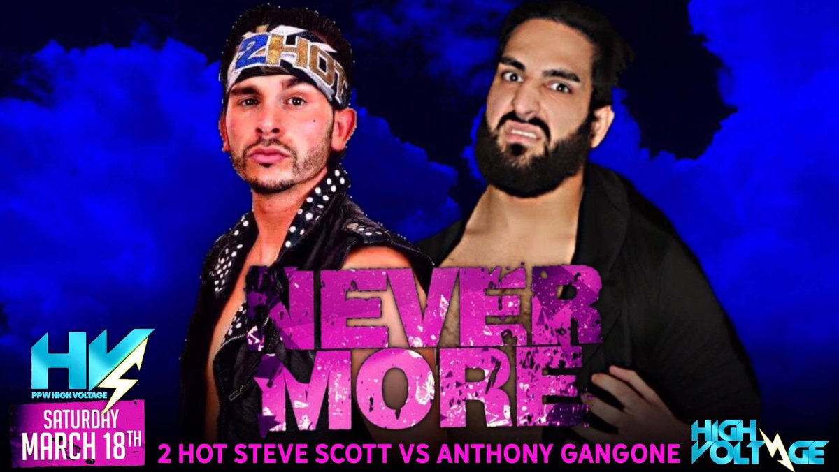 theRaceReels's tweet image. March 18th PPW Nation! #2Hot vs. #Rouge as @2hotstevescott battles @HouseOfGangone! #PPW #HOG Get your tickets @ ppwwrestling.com!