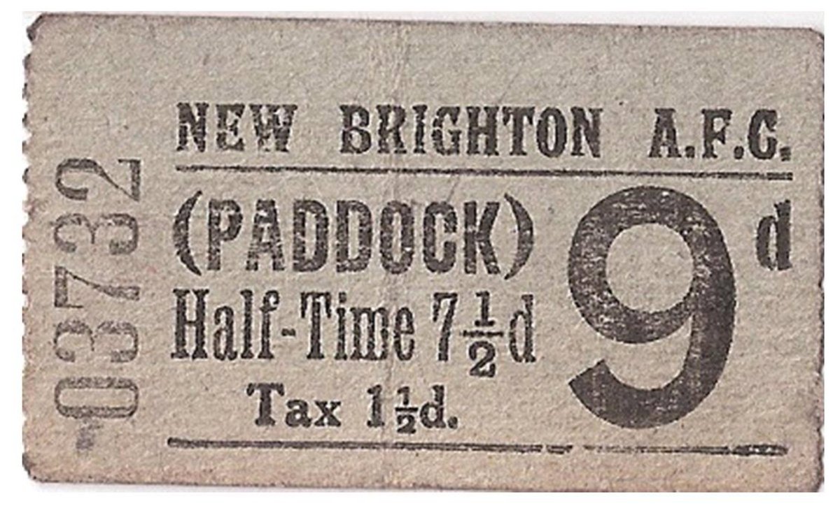Soccerama1's tweet image. #NewBrighton v #WiganBorough ticket, Division Three North, 1923-24. Neither club exists today. From Soccerama collection.