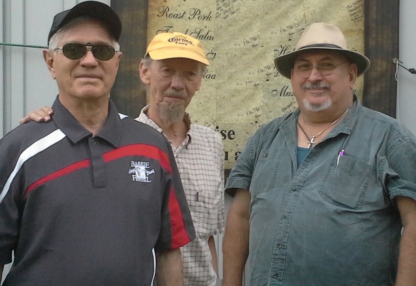 "The Boys Are Back In Town!" BLUTONIUM with Mike Roberts &amp; Whitey Glan tonight @ Canvas And Cabernet, 72 Dunlop St., E., - 8 p.m. to 11 p.m.