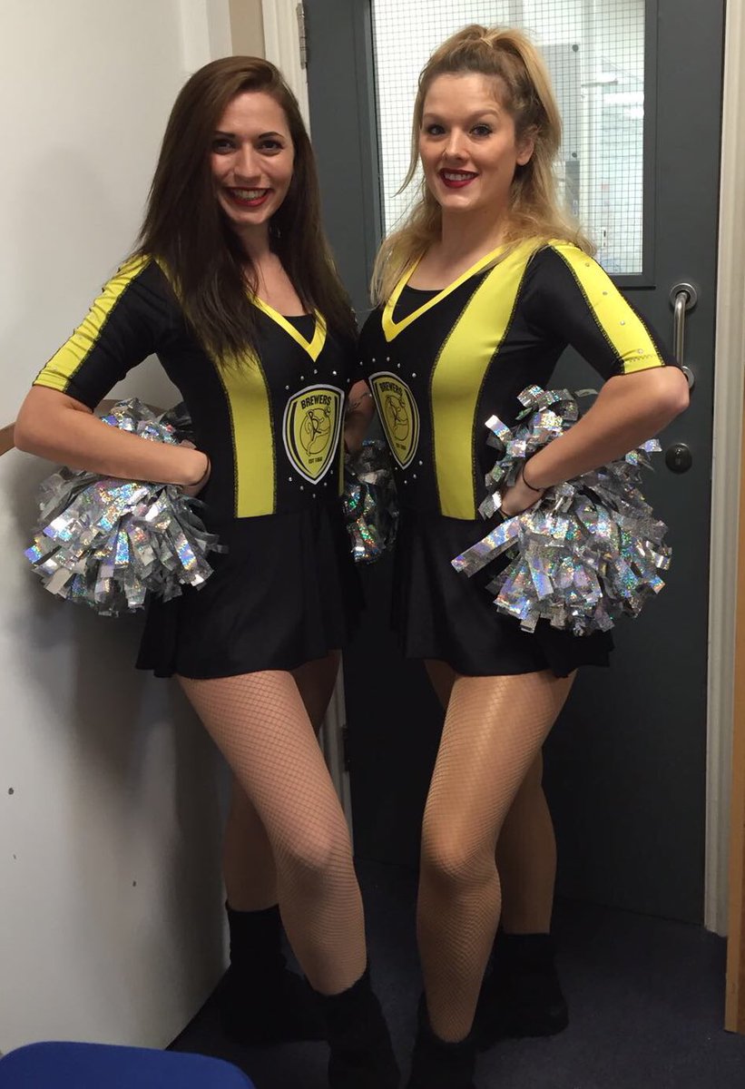 CheerBAFC's tweet photo. We are loving that we have so many burton girls in our squad... #BAFC #brewers https://t.co/z2gJPYaawr