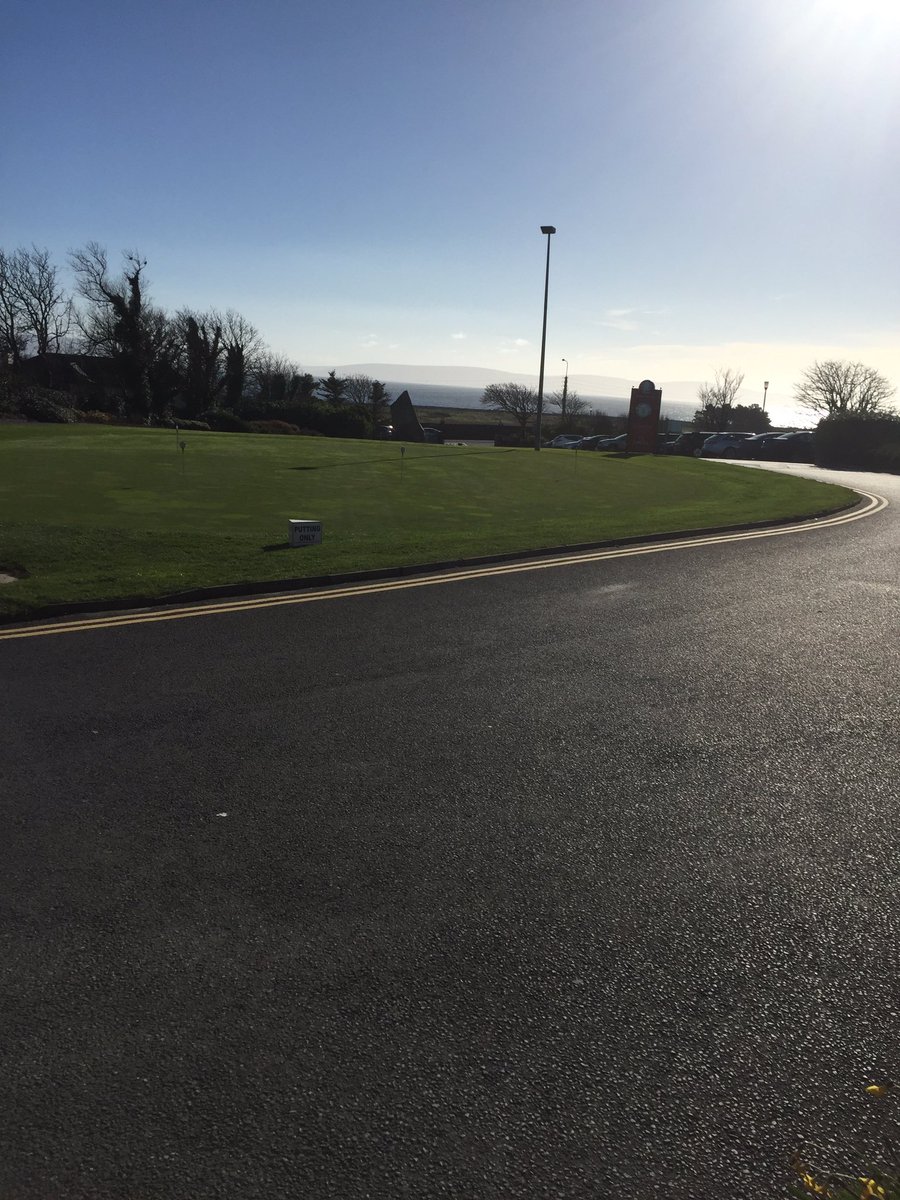 Cracker of a day here at Galway Golf Club. The finest day of the year yet. #MustPlay