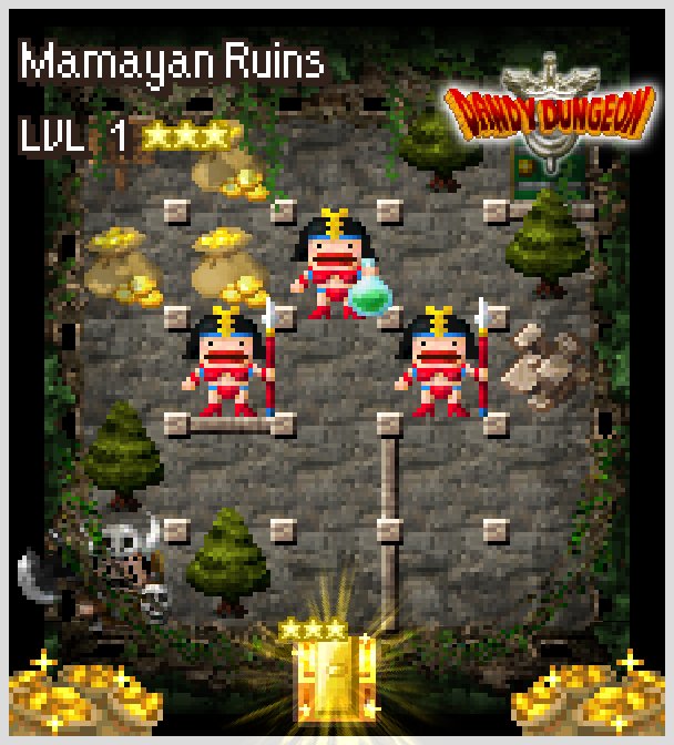Darky_kun's tweet photo. Get Dandy!"Mamayan Ruins" 18h51m Valid: LPVSMNTEMA2EWJ7SKHE89A12 #dungeonspell 
Play https://t.co/mlGFiDJAfI https://t.co/eFYVNgfJGt