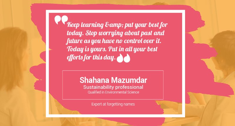 MahindraSusten's tweet photo. Shahana Mazumdar, a #SolarWoman in the truest sense, is an environmental professional who's not so good with names https://t.co/wb4tp0sjJB