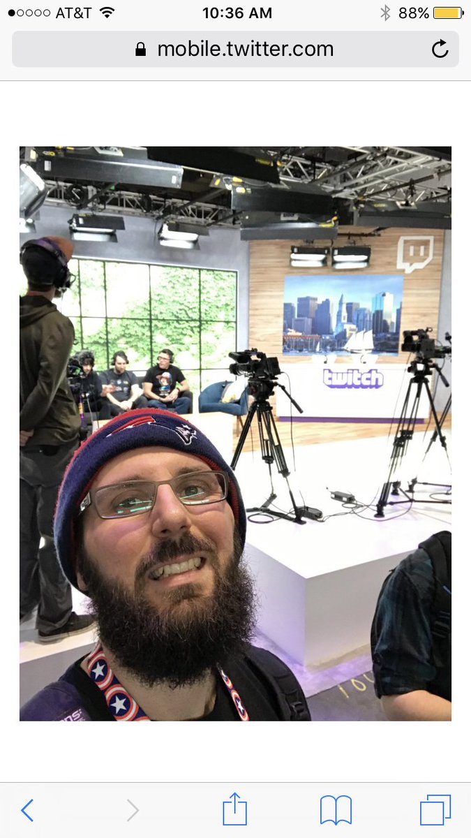 Live at the awesome twitch booth <a href="/Twitch/">Twitch</a> #TwitchPAXEast