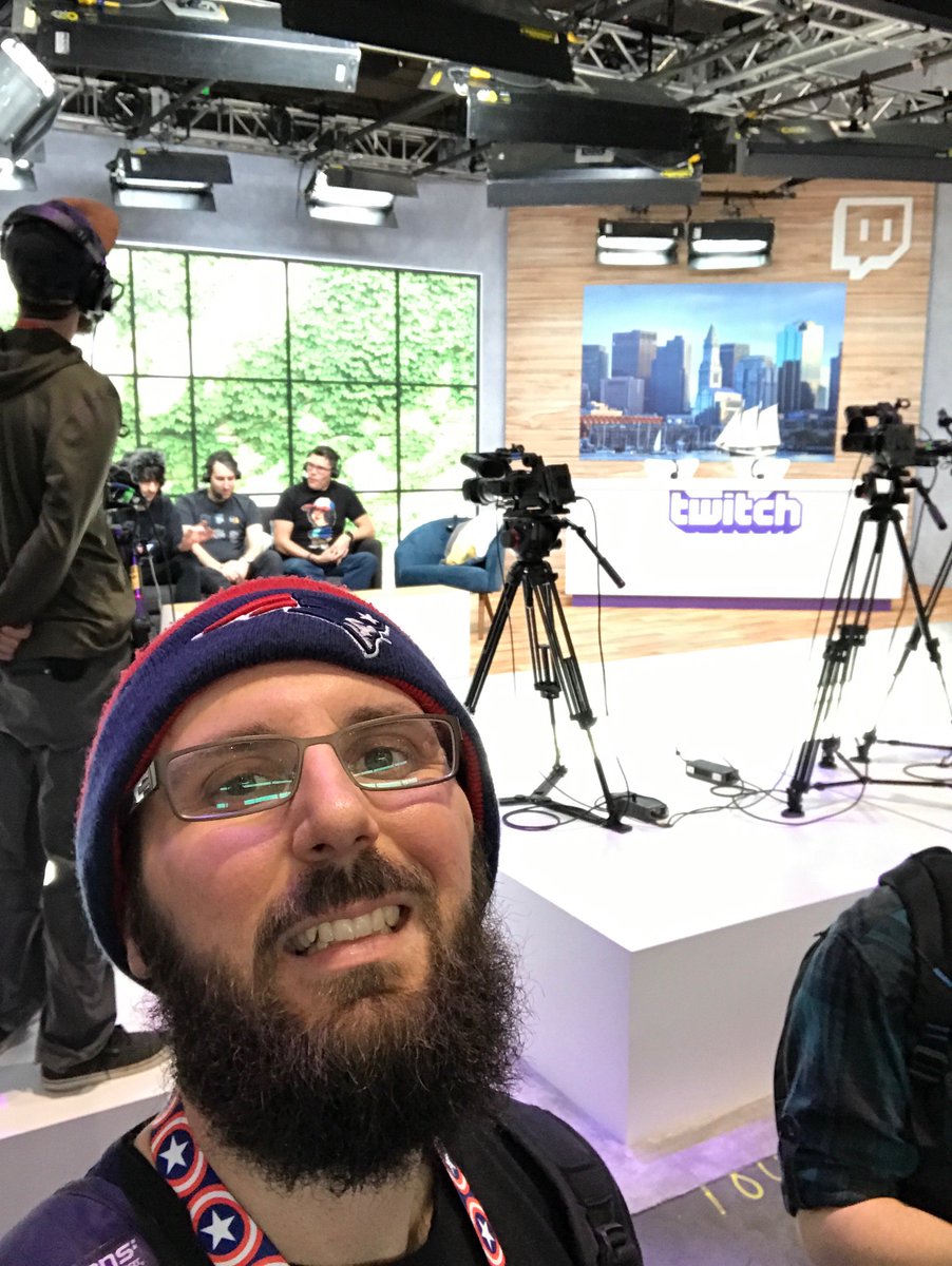 Live at the awesome twitch booth!  #TwitchPAXEast
