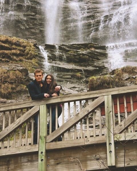 ❤…| © andibehring "Thanks for the memories. #TVDfinale" <a href="/paulwesley/">Paul Wesley</a> <a href="/ninadobrev/">Nina Dobrev</a>