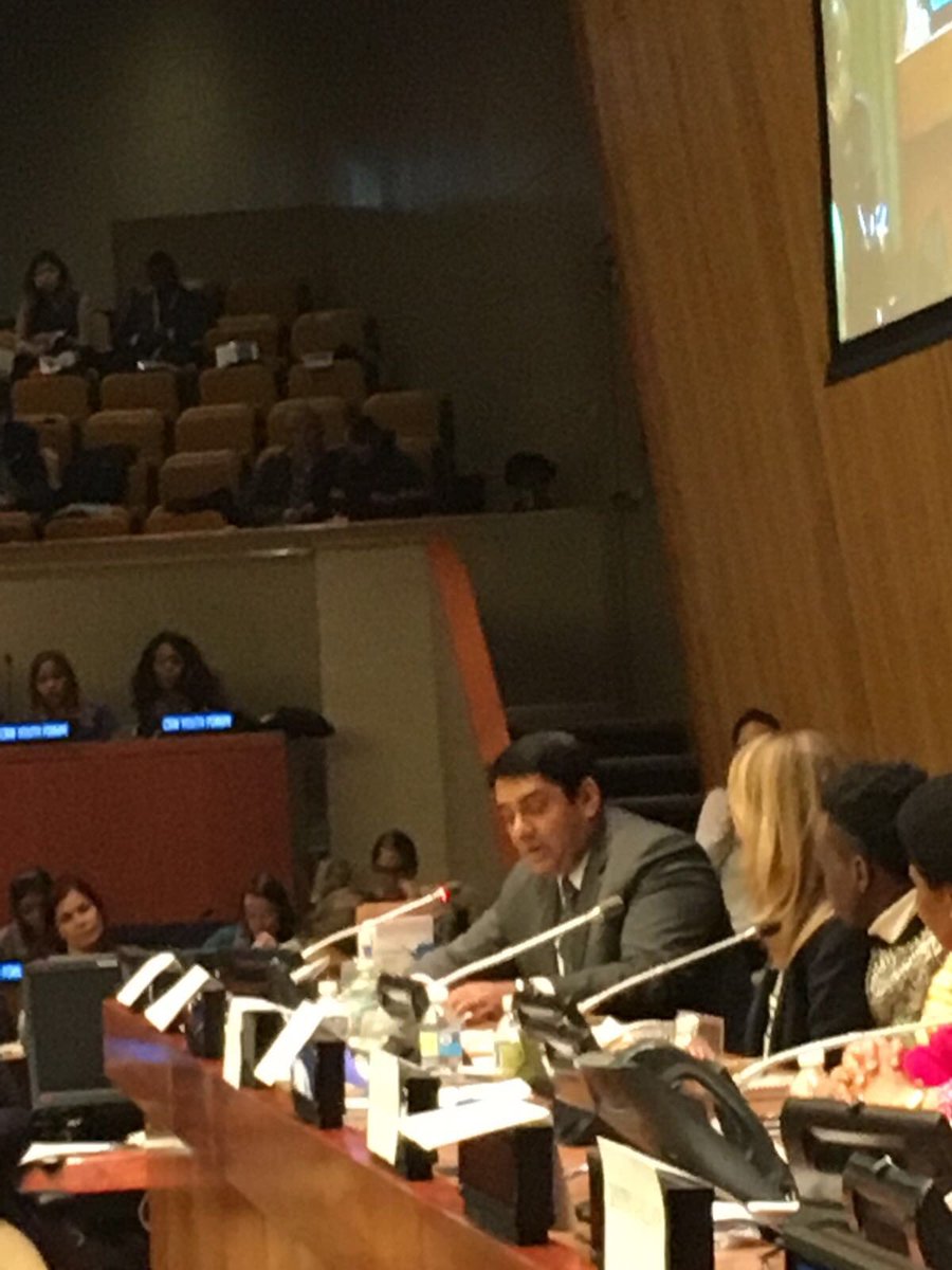 ValentinKCamano's tweet photo. CSW Youth Forum UN second annual event #YouthCSW61 #Youth4GenderEquality #Women https://t.co/wsxI7emznM