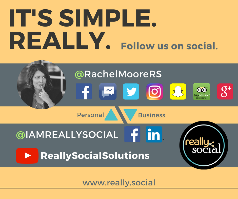 rachel_really's tweet photo. Want to meet the real me? Follow me at @RachelMooreRS. But I'll always be Rachel. Really. https://t.co/lGKrmADlVs