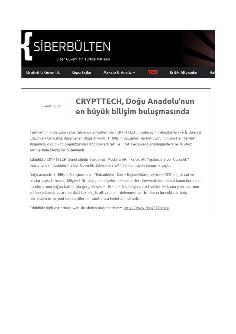 crypttech's tweet photo. https://t.co/gbIy50It2m'da yer alan Doğu Anadolu 1. Bilişim Buluşması haberimiz https://t.co/5y7eC6PQm6 @Siber_Bulten #DBB2017 #crypttech https://t.co/jcVcy79ssI