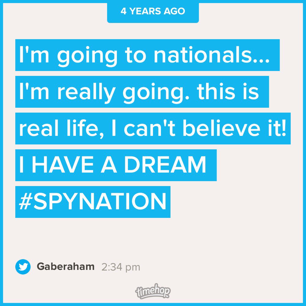ggaberastatterr's tweet photo. @swimspy @_SPYNATION success tastes so much sweeter when you WORK for it. I STILL have a dream! #spynation https://t.co/kMTV2tRSG4
