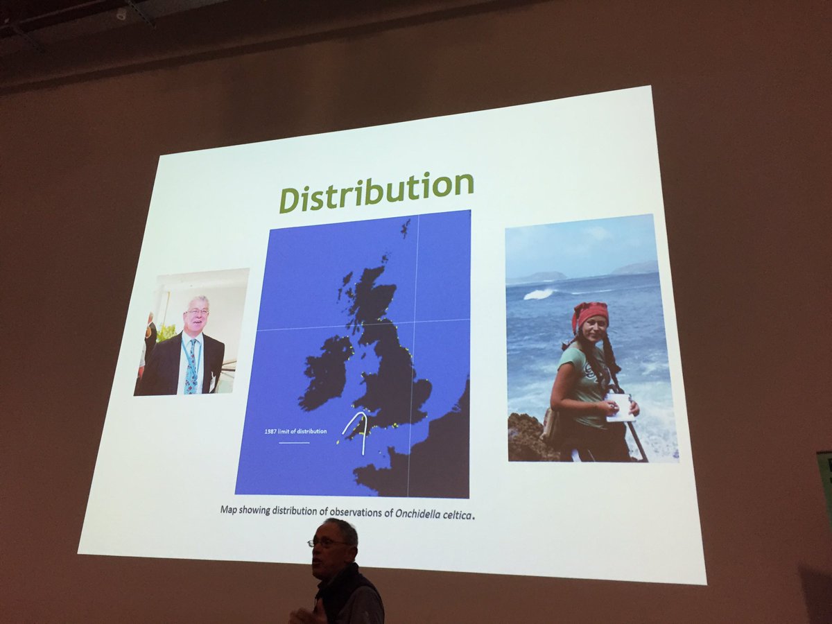 Louise_Firth_IE's tweet photo. @MarClim_MBA, Hawkins & #Marclim getting a mention in Mike Kent's talk about Onchidella celtica as an indicator of climate change. #PMNHS17 https://t.co/0XupZansQH