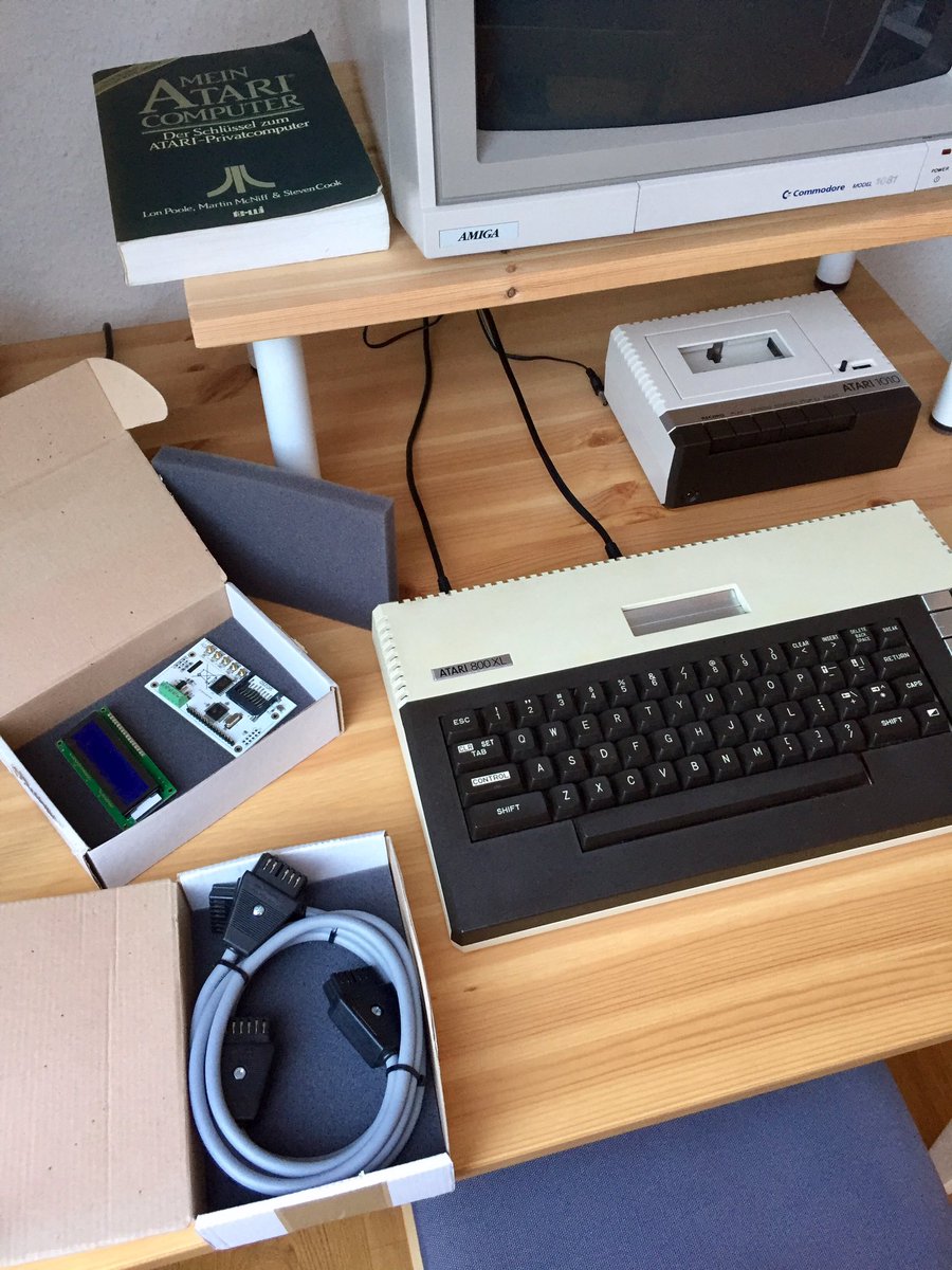 vsg_DE's tweet photo. Mein nächstes Retro-Projekt... ;) #Atari800XL #SIO2SD #Atari1010 c/o @ReneAchter @desORmad https://t.co/N0PJLQyKOu