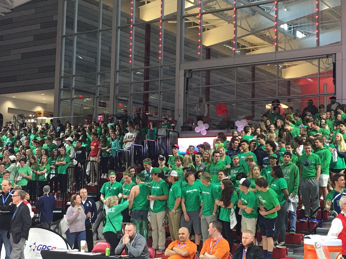 LeesvilleMBB's tweet image. The Loonies have shown up in droves today!