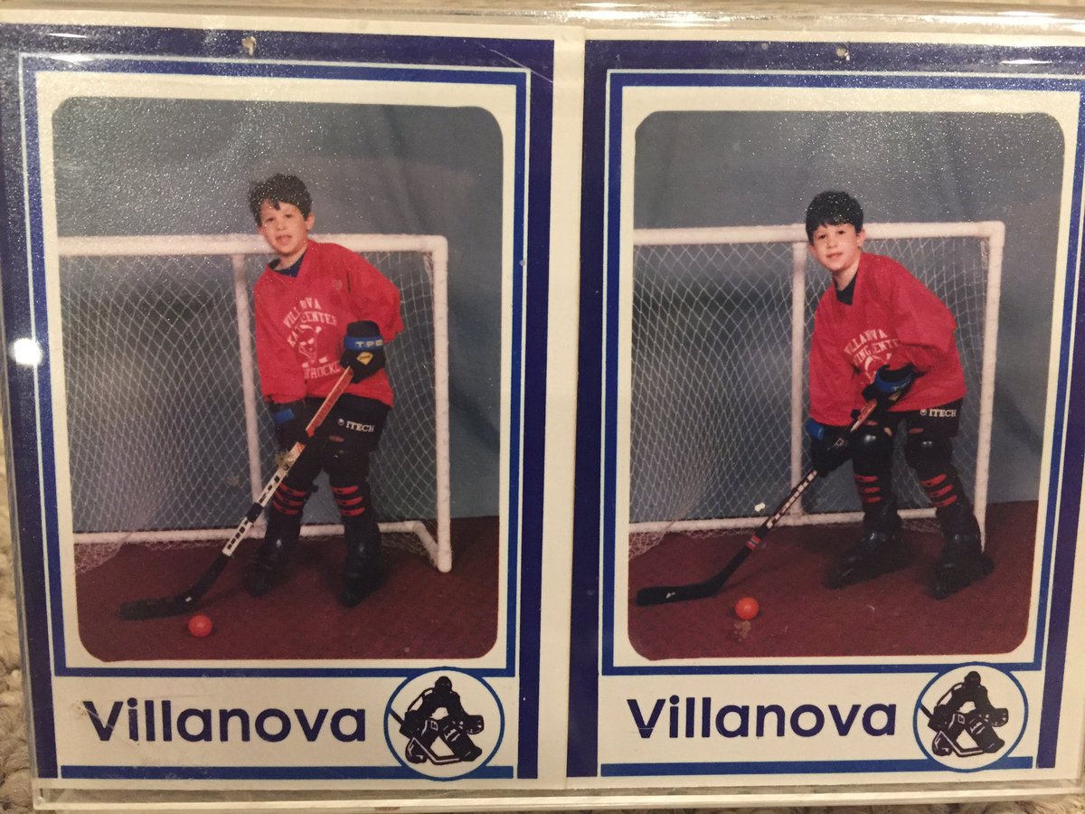 Frankel2Frankel's tweet photo. We were a dynamic duo back in the day. 4'6" and 50 lbs of terror. Versatile enough to play every position for the Villanova Squirts Flames. https://t.co/86uWNCi6wC