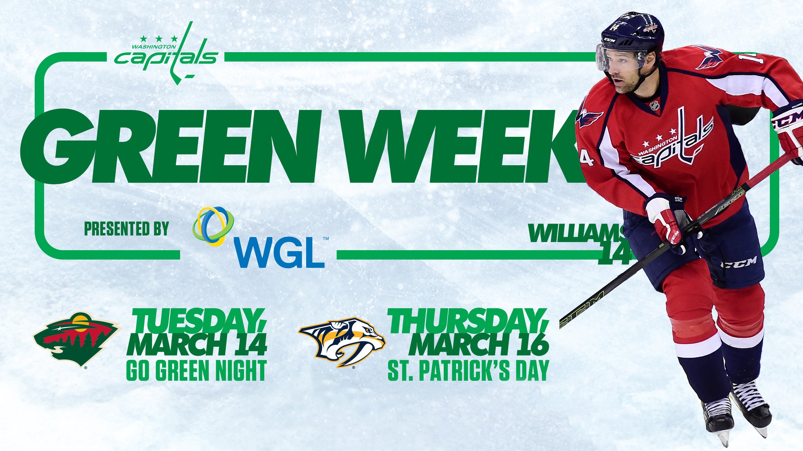 Washington Capitals St. Patrick's Day Jerseys