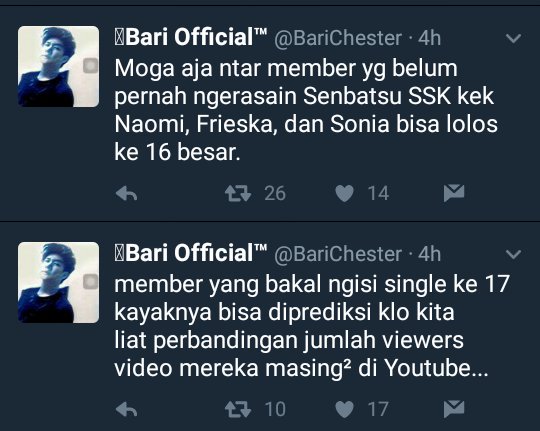 #vvotaOTD (Sabtu, 11 Maret 2017)

👉 @BariChester 👈

x.com/BariChester/st…