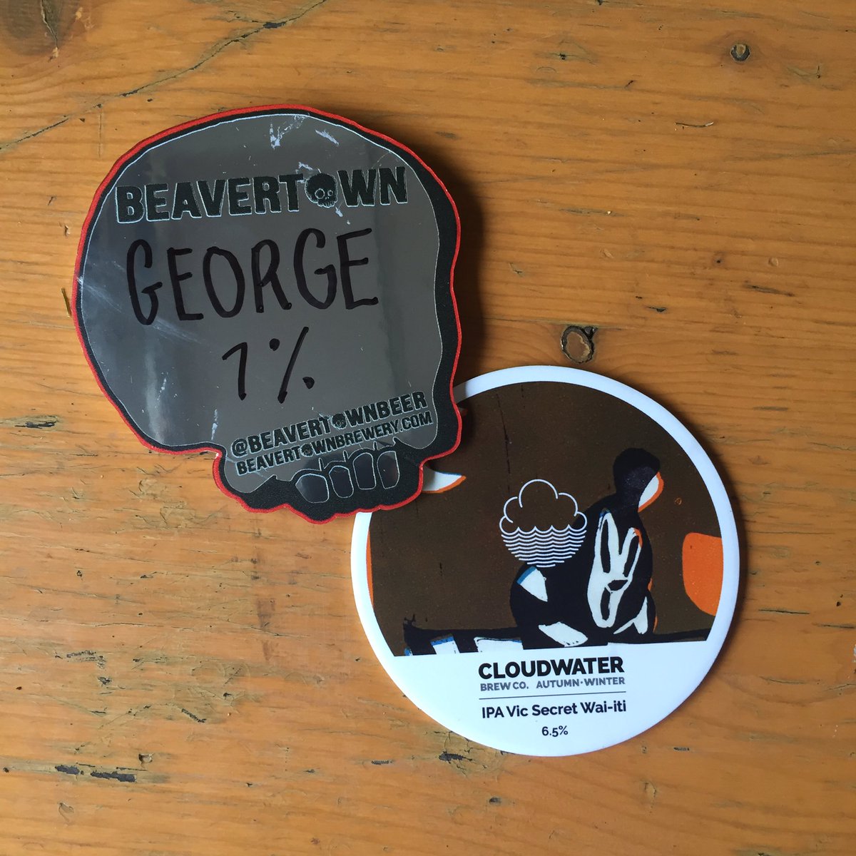 Fresh on! <a href="/BeavertownBeer/">Beavertown Brewery</a> &amp; <a href="/SthlmBrewingCo/">Stockholm Brewing Co</a> 'George' IPA &amp; <a href="/cloudwaterbrew/">Cloudwater Brew Co</a> Vic Secret Wai-Irish IPA #beereast