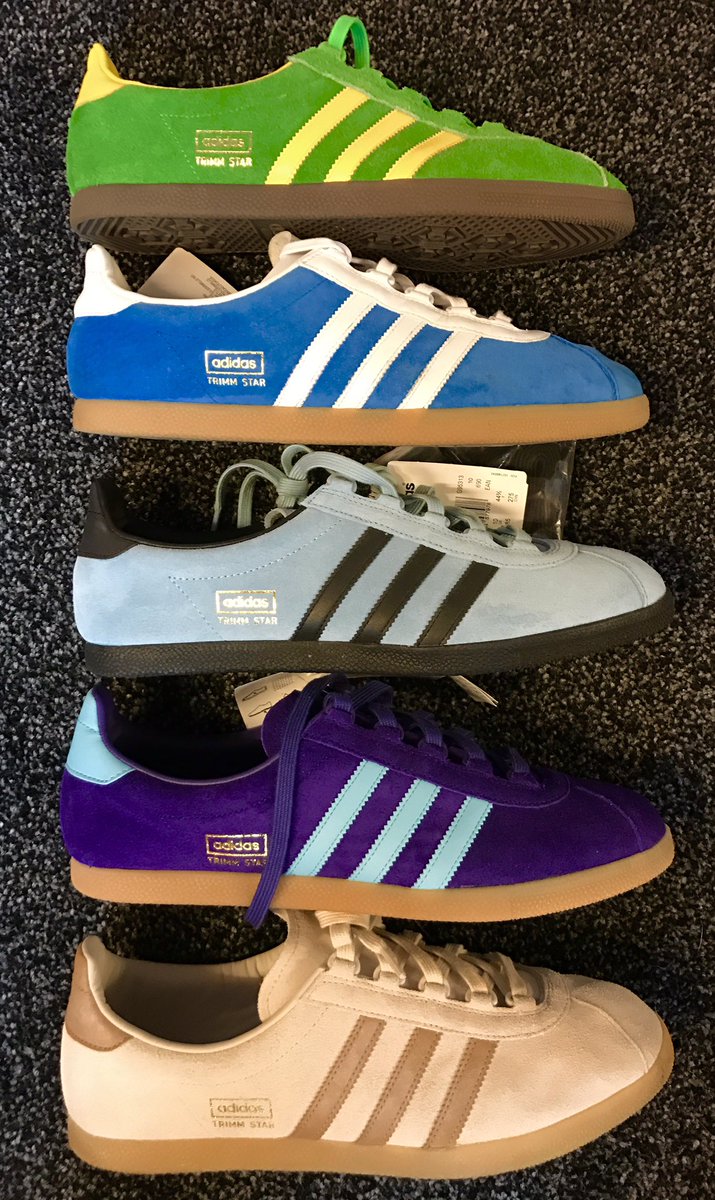 adidas trimm star green yellow