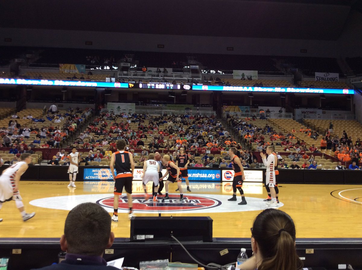 MSHSAAOrg's tweet image. BK Class 1 Boys Championship: Advance Hornets vs Walnut Grove Tigers #MSHSAA #mopreps