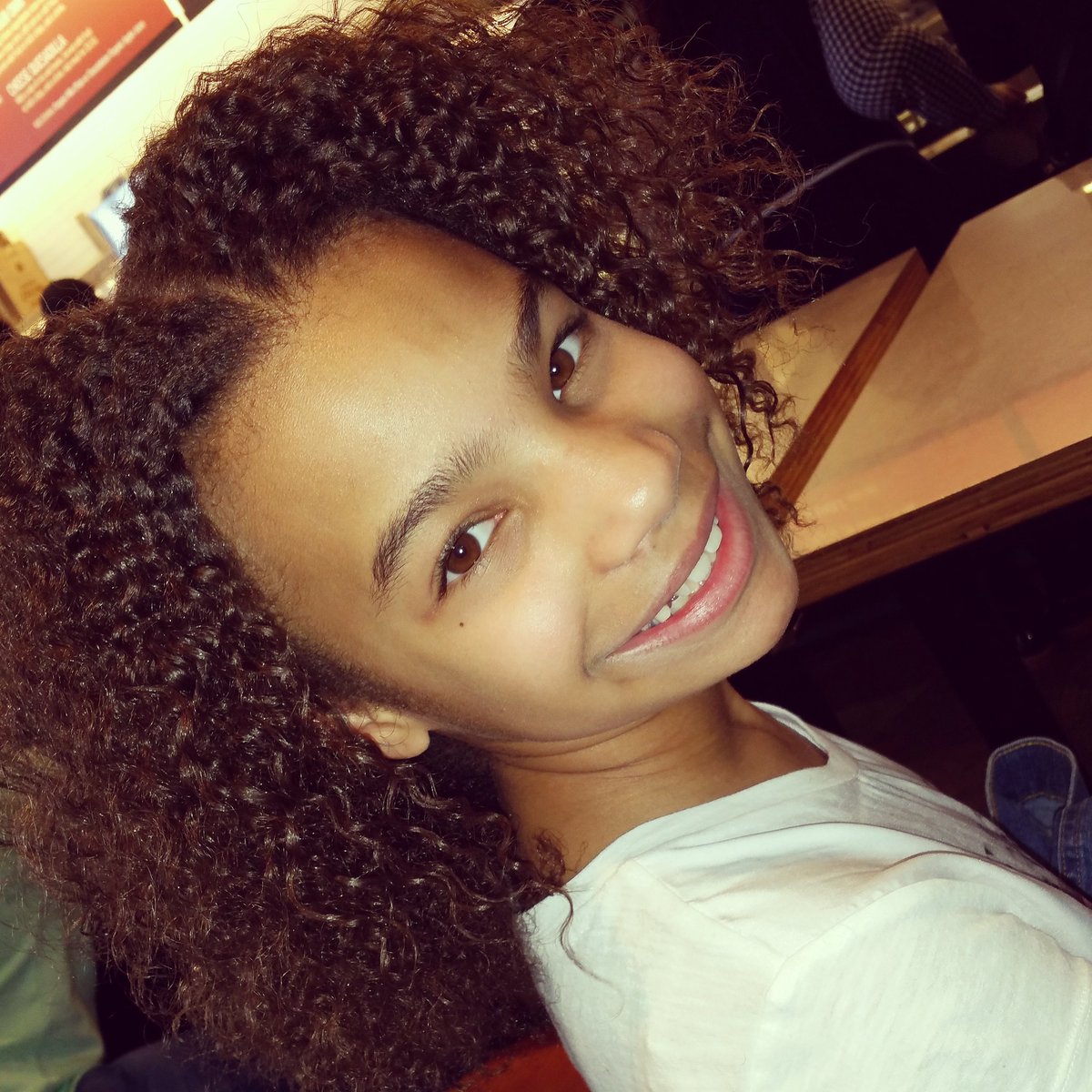 My twist out using <a href="/CremeOfNature/">Creme of Nature</a> Argan Oil line! We love it!! #TheGrantTwins #NaturalHairModel #CurlyHair #KidModels #Model #FraternalTwins