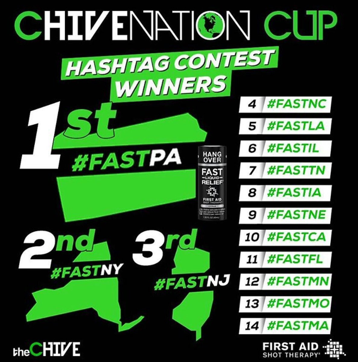 We did it y'all!!! So proud of this state's chapters efforts!!! <a href="/Chive_Clarks/">Clarksville Chive</a> <a href="/chiveonmemphis/">Chive On Memphis</a> <a href="/Nashville_Chive/">Nashville Chive</a> 💚💚💚